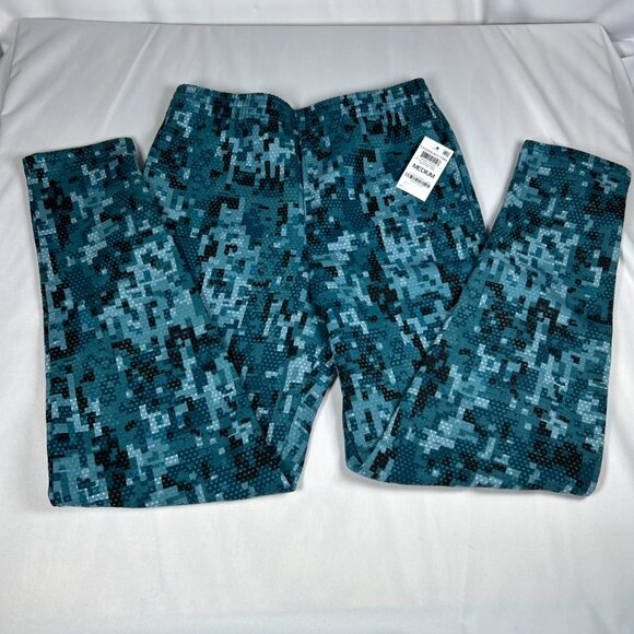 Ideology Boys Medium Pants Pixelated Camo Sweatpants Active Blue Black Warm NWT - Picture 9 of 9